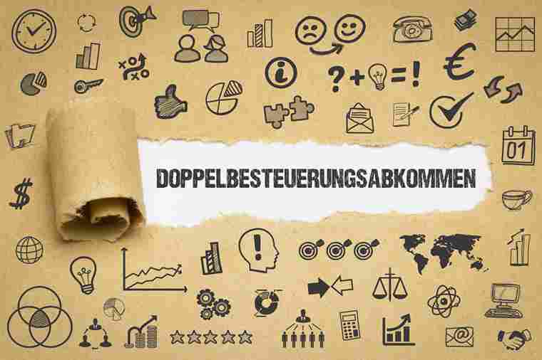 © magele-picture - stock.adobe.com Schriftzug Doppelbesteuerungsabkommen